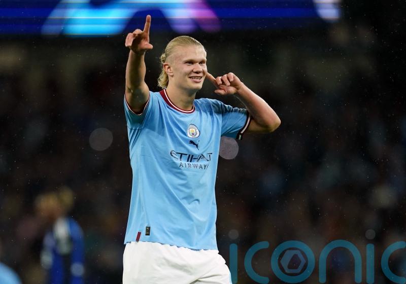 Pep Guardiola hails Erling Haaland’s ‘incredible instinct’ in front of goal