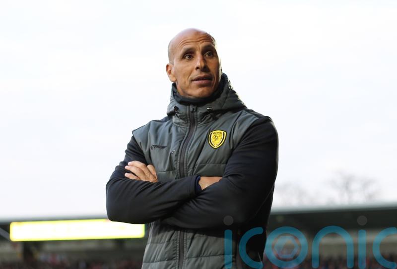 Dino Maamria salutes Victor Adeboyejo after point at Peterborough