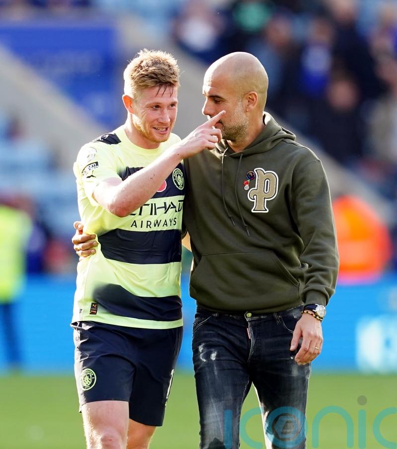 Pep Guardiola savours &lsquo;massive victory&rsquo; for Man City over battling Leicester