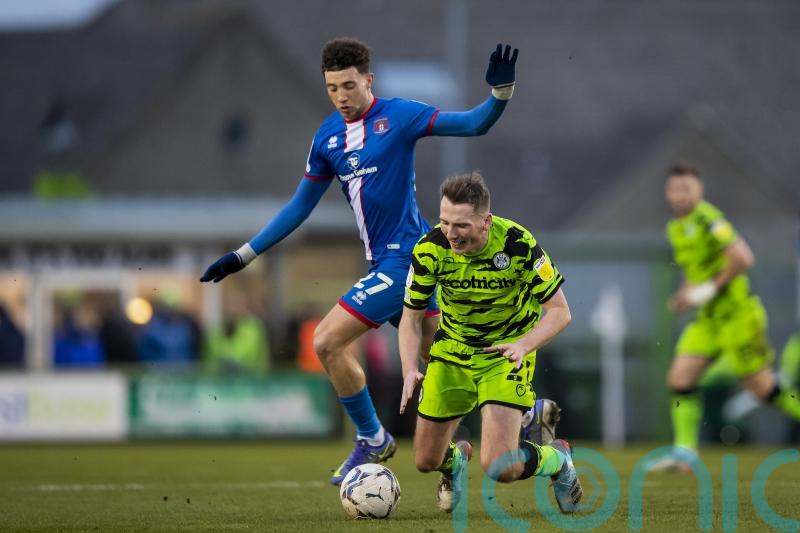 Jordan Gibson back after ban for Carlisle’s clash with Tranmere