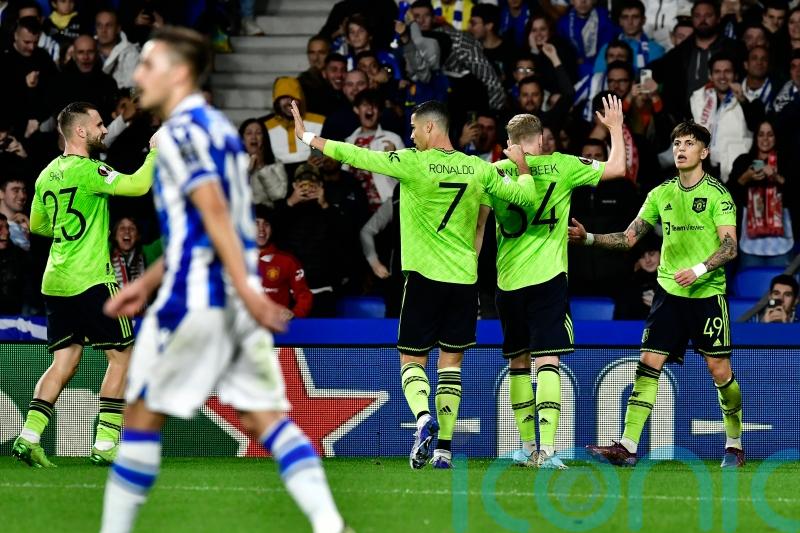 Man Utd forced to settle for Europa League play-off despite win at Real Sociedad