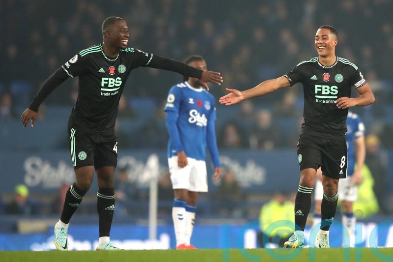 Leicester move out of relegation zone after victory away to Everton