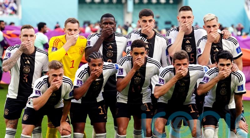 Germany praised by England fan group for covered mouths protest at World Cup