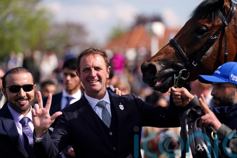 Charlie Appleby celebrates landmark success