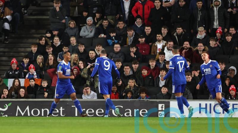 Leicester brush aside MK Dons to book spot in Carabao Cup quarter-finals