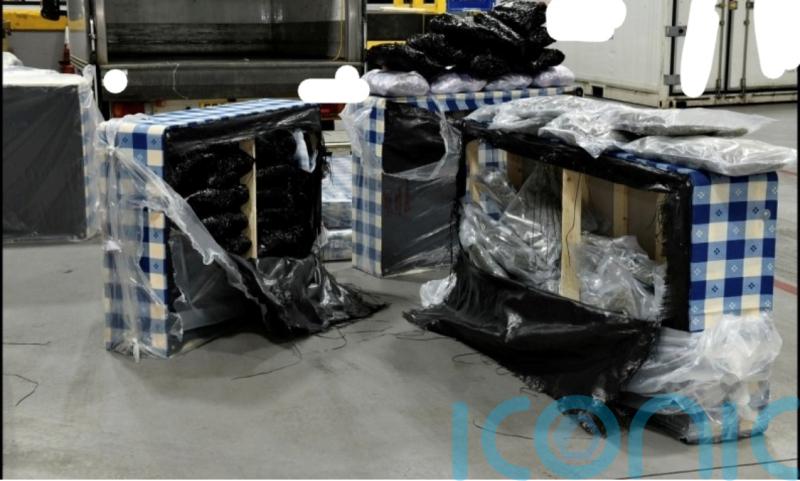Suspected drugs worth £1m found hidden inside beds in vehicle