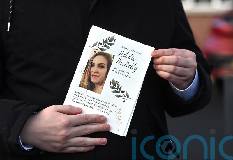 Crowds gather in Co Armagh for funeral of murder victim Natalie McNally