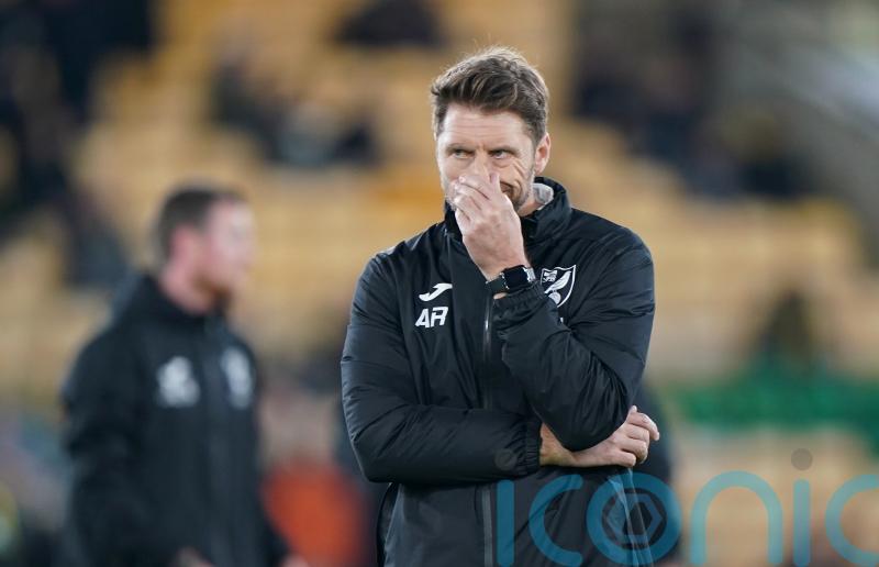 Allan Russell unhappy with penalty decision in Norwich’s draw with Reading