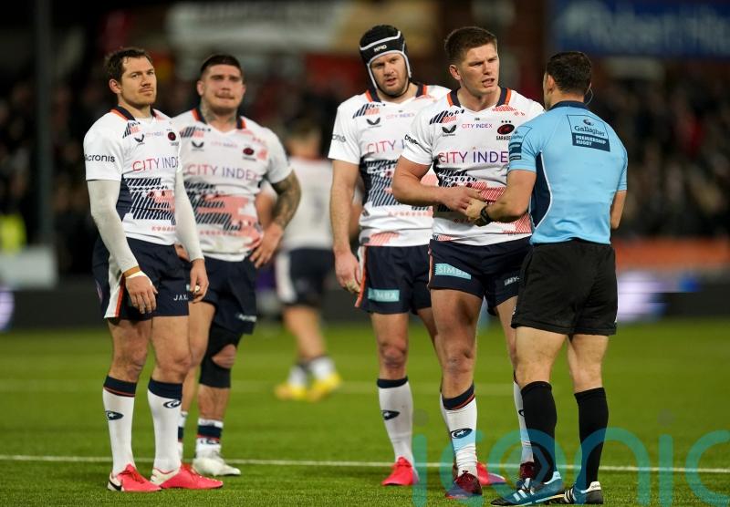 England captain Owen Farrell could be cited for high tackle in Saracens win