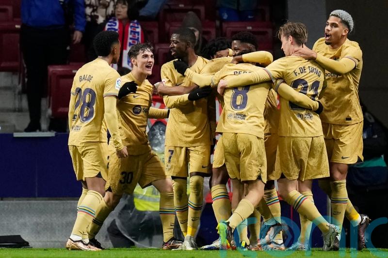 Barcelona go three points clear as Ousmane Dembele strike downs Atletico Madrid