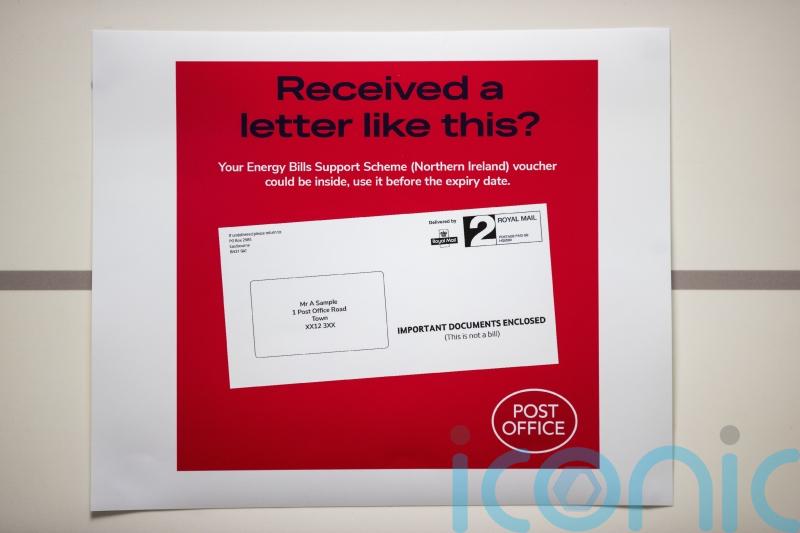 More than half of &pound;600 energy vouchers issued now redeemed &ndash; Post Office