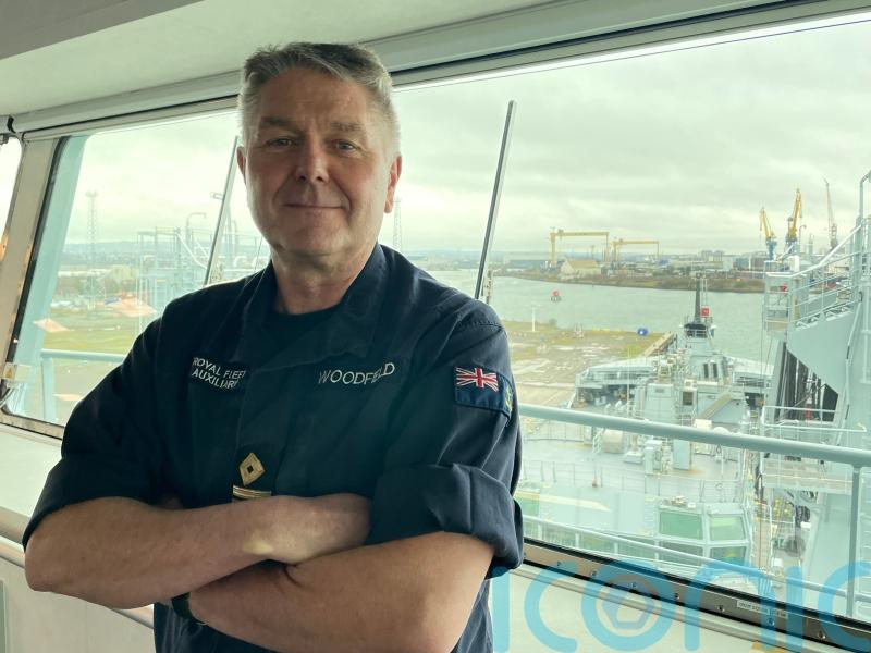 Royal Fleet Auxiliary ship visits Belfast ahead of support vessels contract work