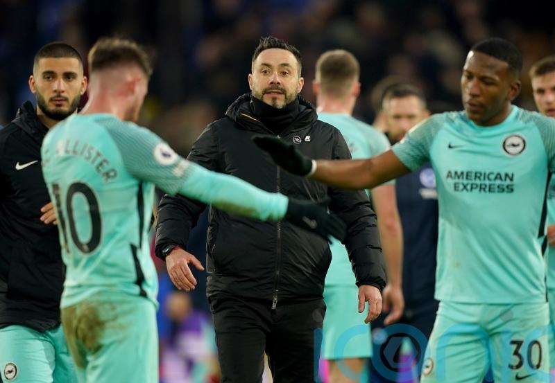 Roberto De Zerbi defends Robert Sanchez after error in Brighton draw with Palace