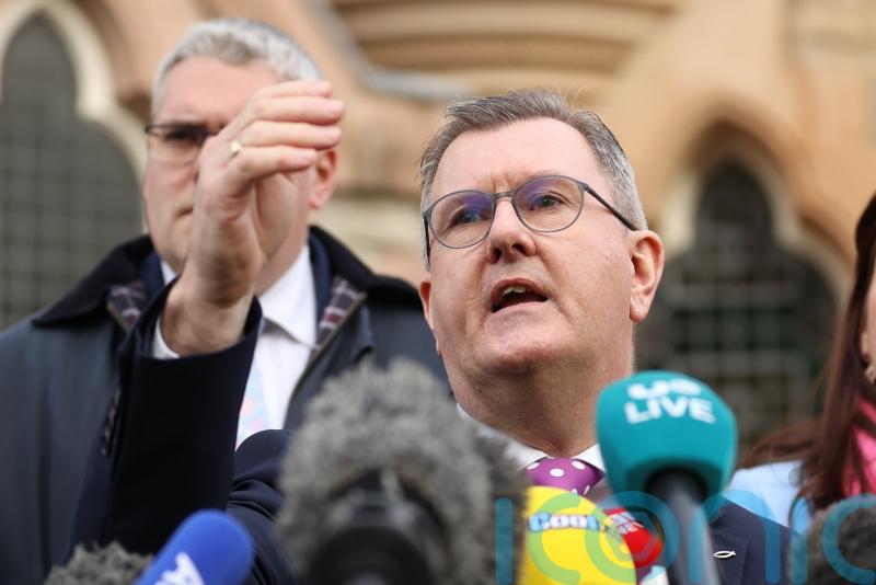 DUP leader ‘hopeful’ deal can be done on NI protocol but insists work remains