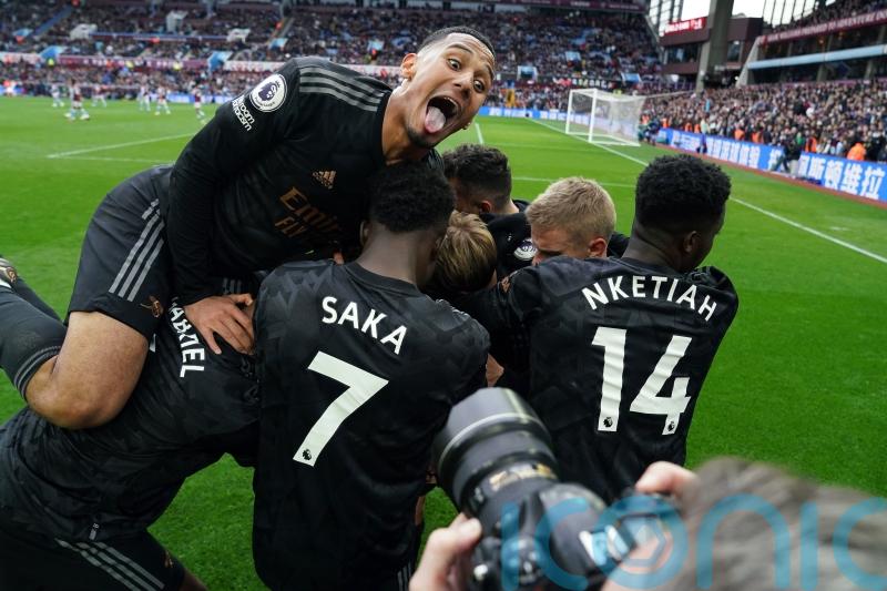 Arsenal get back on track as two late goals clinch win at Aston Villa