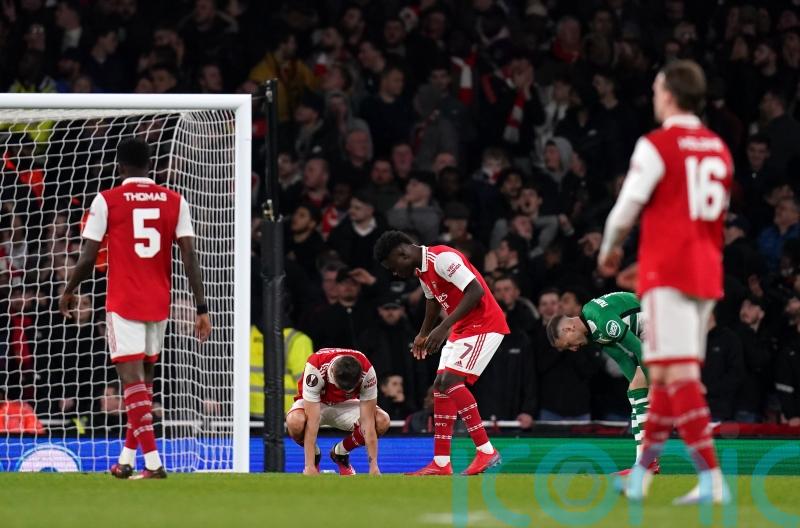 Mikel Arteta urges his team to bounce back from Europa League ‘blow’