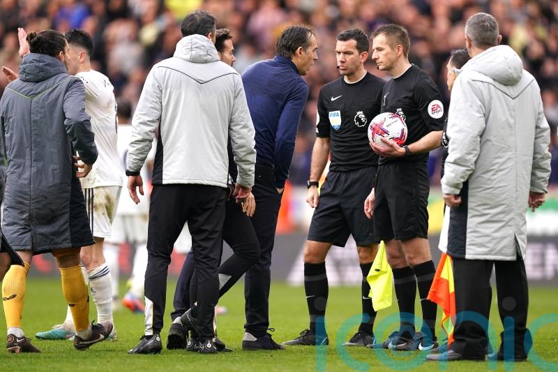 Julen Lopetegui frustrated after latest chapter of Wolves’ referee woe