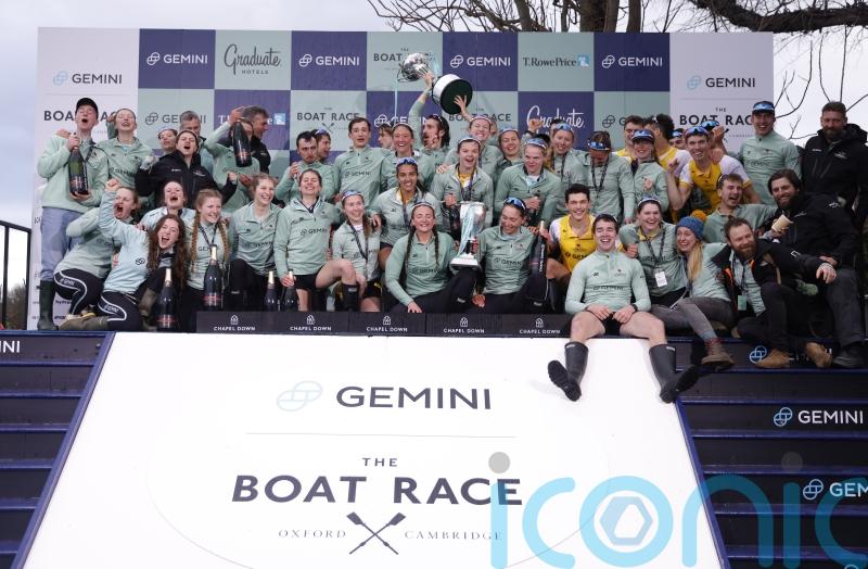 Cambridge’s men and women claim Boat Race double over Oxford