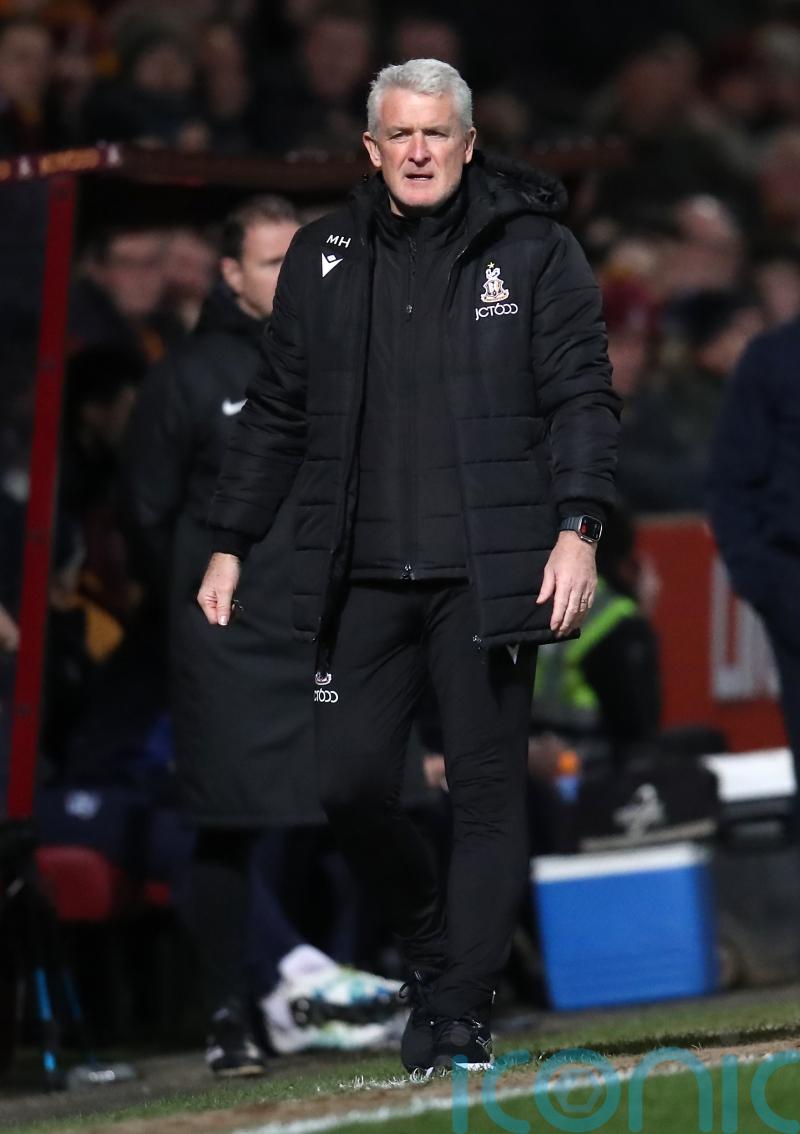 Mark Hughes critical of referee as Bradford draw at Crawley