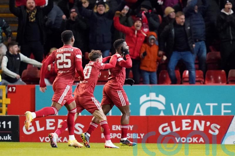 Aberdeen pull clear in third as Duk fires 10-man Dons to victory at Ross County