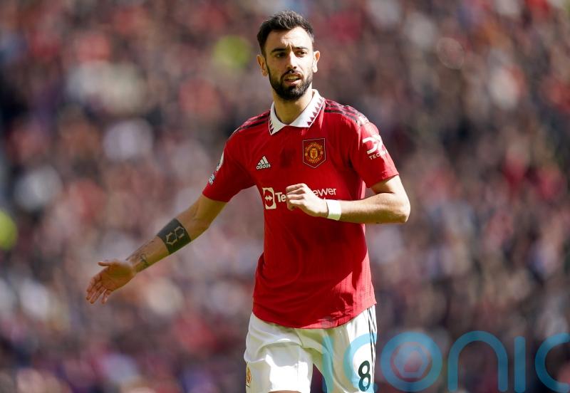 Bruno Fernandes could yet be in contention for Man Utd’s clash with Tottenham