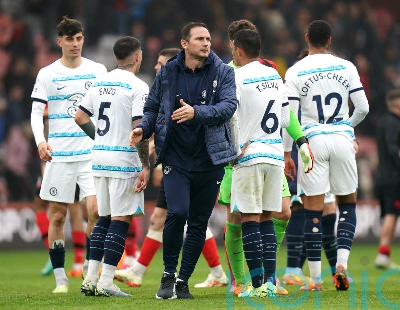 Frank Lampard’s miserable run ended as Chelsea leave it late to beat Bournemouth