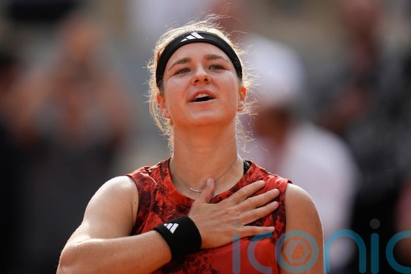 French Open day 12: Karolina Muchova reaches first grand slam final after upset