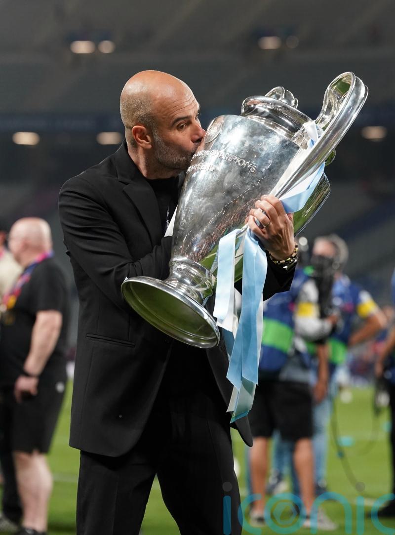 A look at Pep Guardiola&rsquo;s Manchester City trophy haul after treble triumph