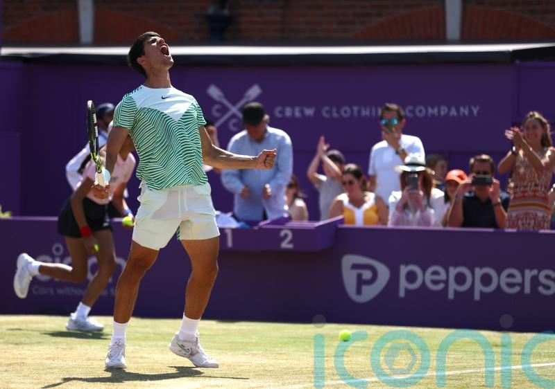 Carlos Alcaraz beats Alex De Minaur at Queen’s to clinch first grass-court title
