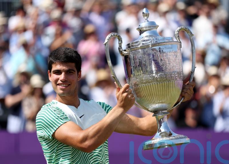 Carlos Alcaraz sees himself as one of the Wimbledon favourites after Queen’s win
