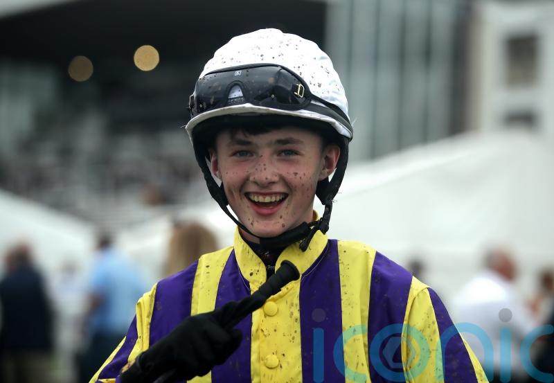 Shark delight after trainer’s son wins first race at Worcester