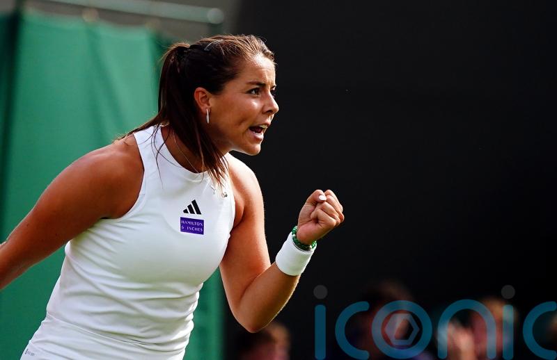 Jodie Burrage breaks Wimbledon duck with impressive straight-sets win