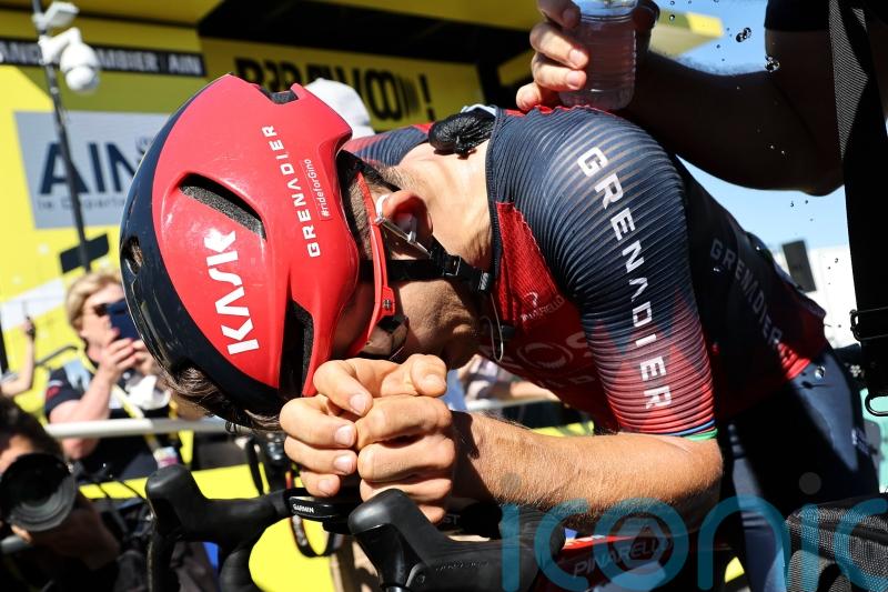 Michal Kwiatkowski storms to Tour de France stage win on Grand Colombier