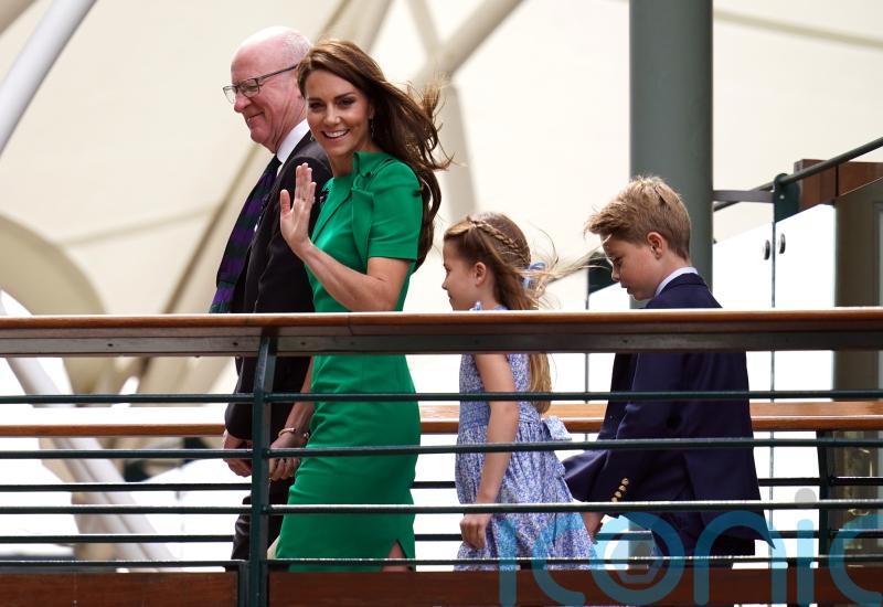 Princess Charlotte arrives for first Wimbledon visit to see men’s singles final
