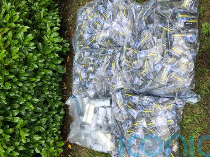 Man arrested and tobacco seized in drugs probe