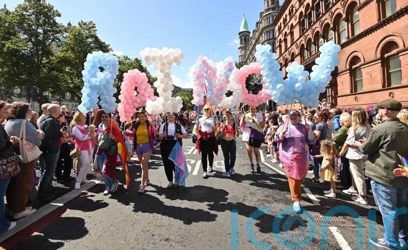 Pride parade microphone incident being treated as hate crime, say police