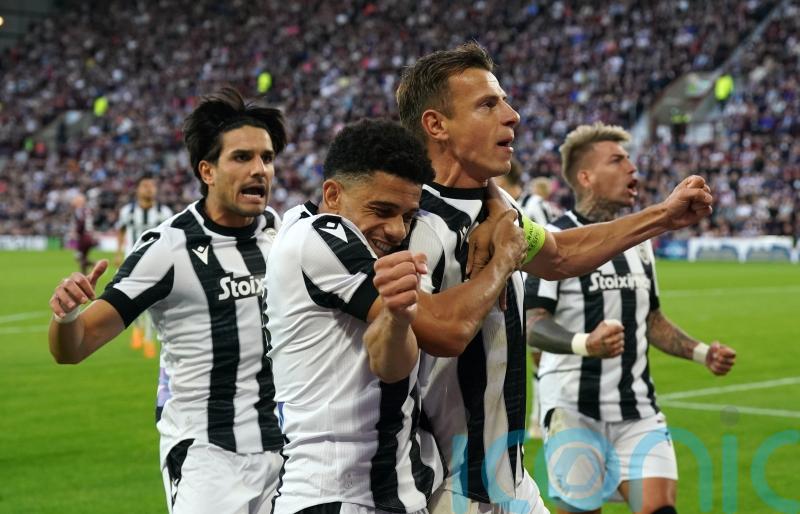 Hearts’ Europa Conference League hopes hit after home defeat to PAOK