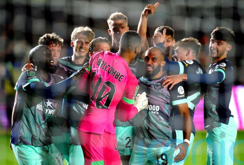 Brentford avoid becoming Newport’s latest cup victims with shoot-out victory