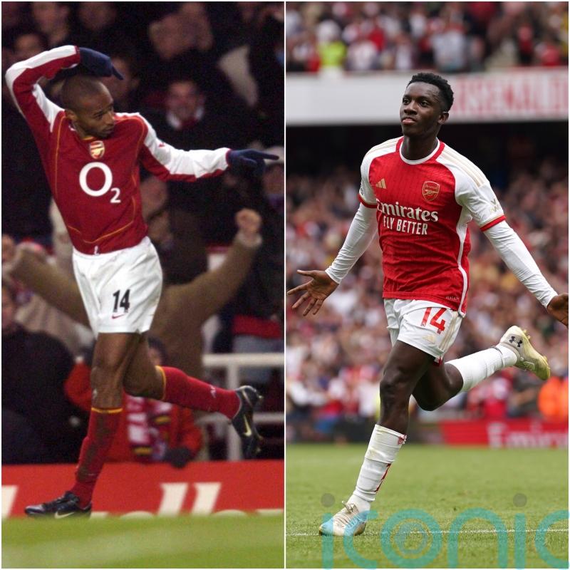 England new boy Eddie Nketiah motivated by ‘magnificent’ Thierry Henry