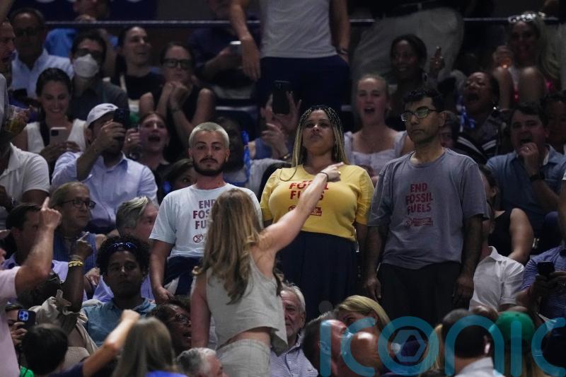 Protesters steal the US Open headlines as the heat keeps rising