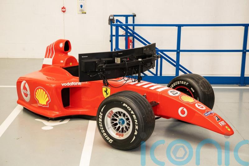 Ferrari F1 simulator used by Michael Schumacher to appear at Irish antique fair