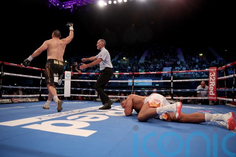 Joe Joyce’s career in tatters after brutal third-round knock-out by Zhilei Zhang
