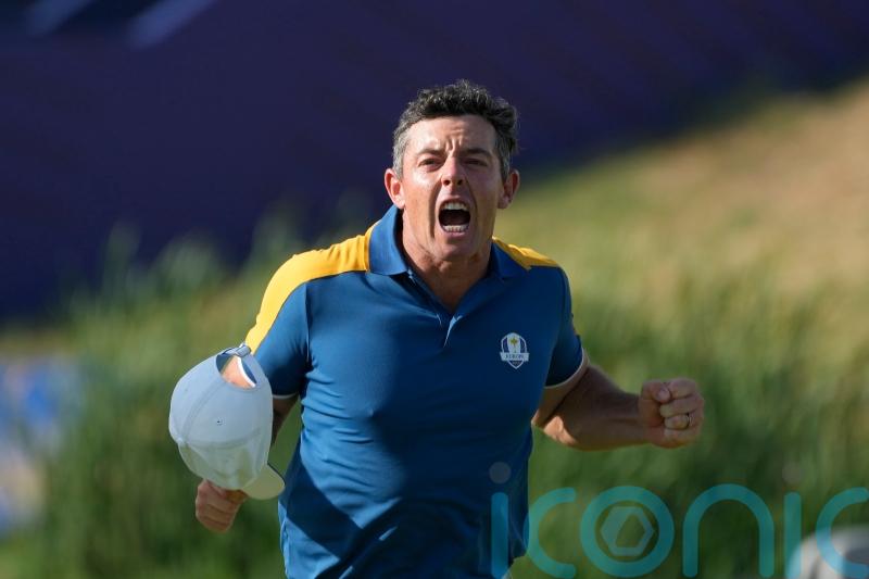 Rory McIlroy says US antics put ‘fire in our bellies’ as Europe regain Ryder Cup