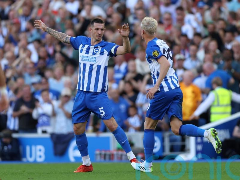 Lewis Dunk’s goal denies Liverpool come-from-behind victory at Brighton