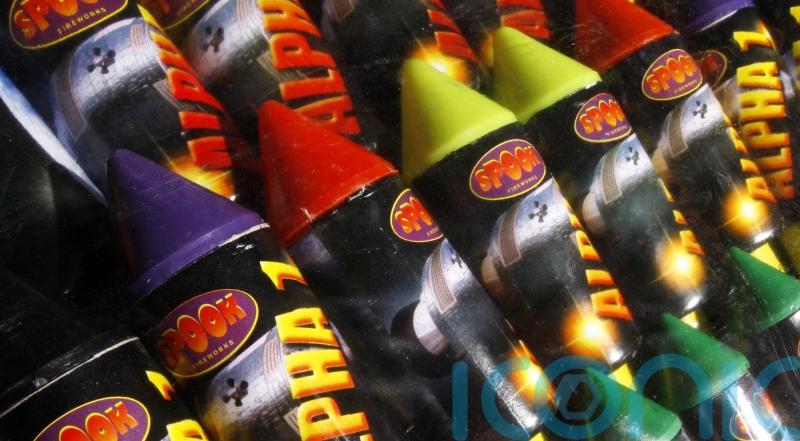 Women suffers burns to face after being struck by firework aimed at police
