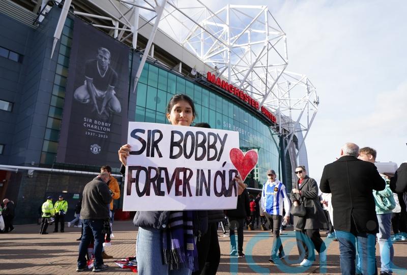 Sir Bobby Charlton tributes – in pictures