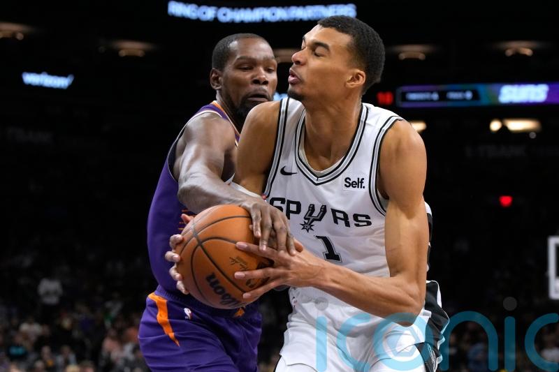 San Antonio Spurs’ number one pick Victor Wembanyama scores 38 in win