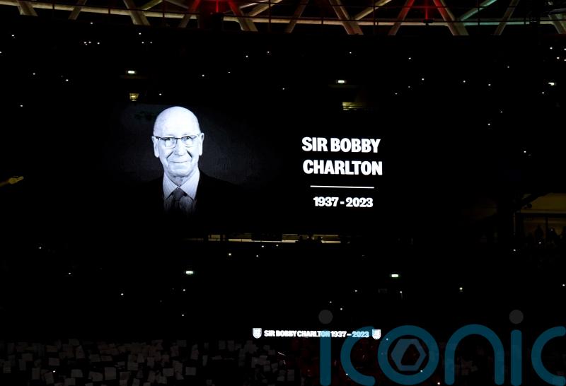 Wembley celebrates life of Sir Bobby Charlton ahead of England’s Malta qualifier