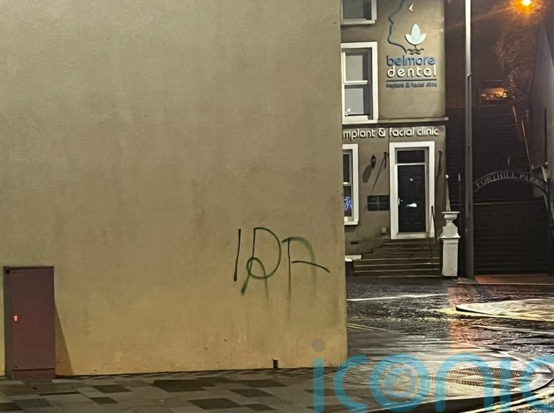 Man arrested after graffiti sprayed near Enniskillen Troubles memorial