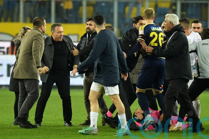 Domestic football in Turkey suspended after ‘shameful’ attack on referee